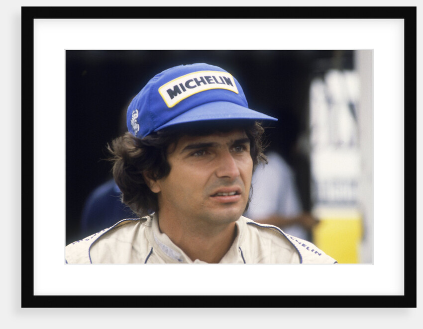 Nelson Piquet at the British Grand Prix, Silverstone, Northamptonshire, 1983 by Unknown