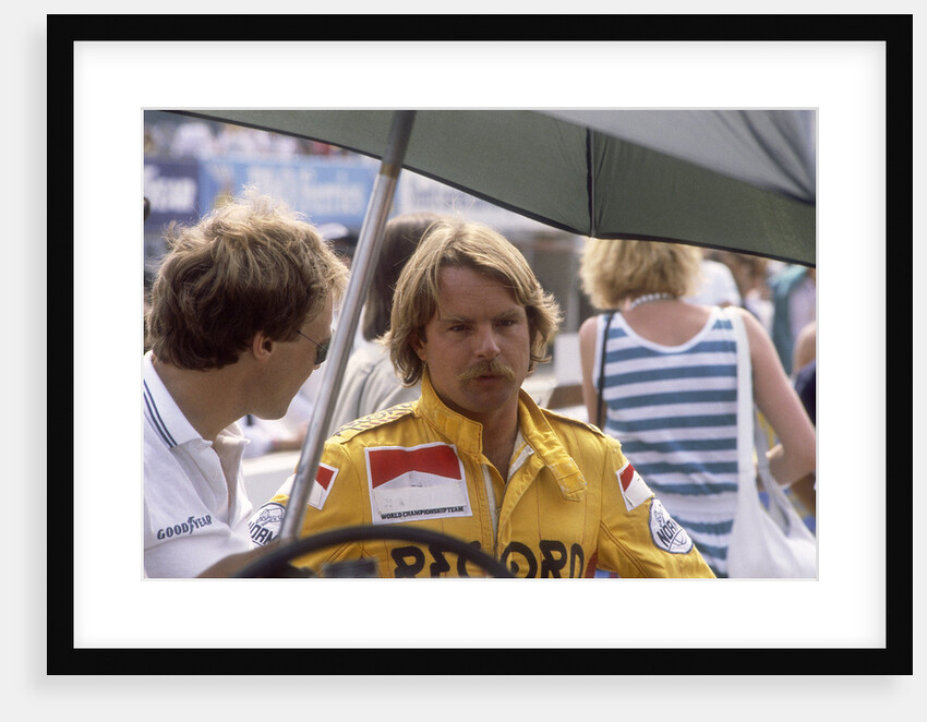 Keke Rosberg at the British Grand Prix, Brands Hatch, Kent, 1982 by Unknown