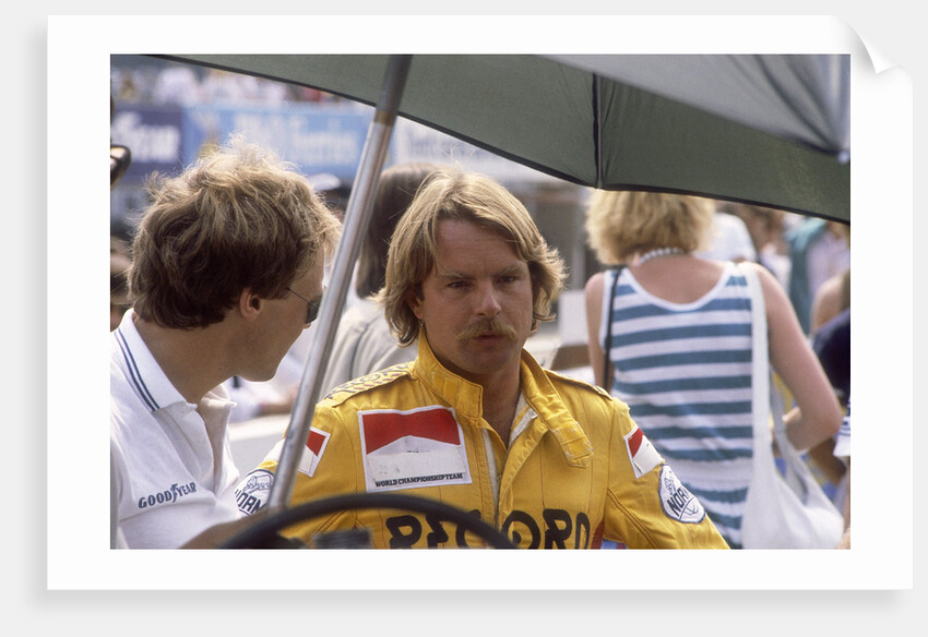 Keke Rosberg at the British Grand Prix, Brands Hatch, Kent, 1982 by Unknown