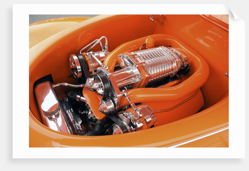 Ford Custom Orange Crush 1939 by Simon Clay