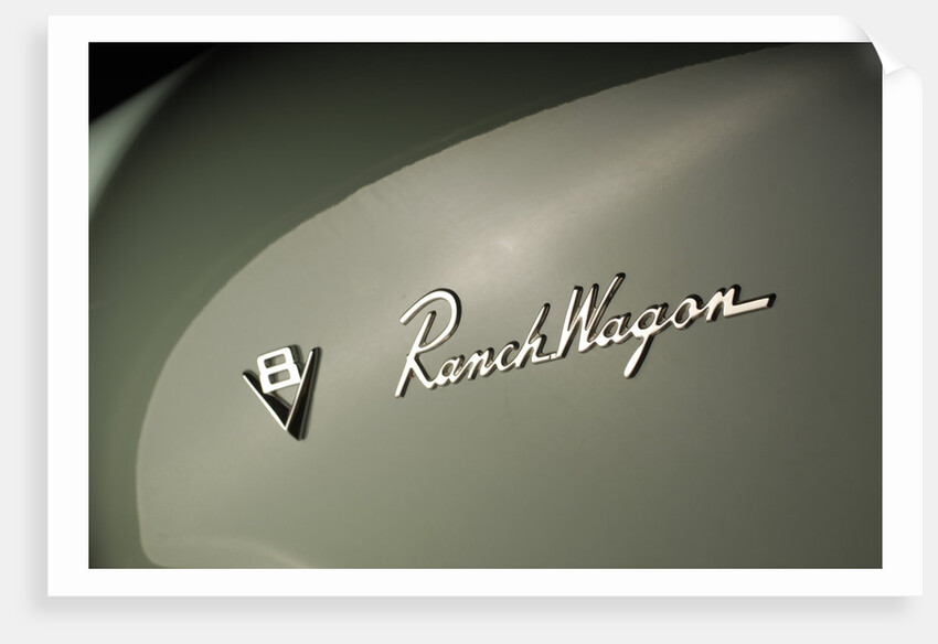 Ford Ranch wagon with kom pack trailer 1952 by Simon Clay