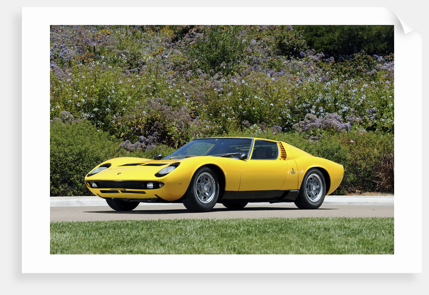 Lamborghini Miura p400s 1970 by Simon Clay