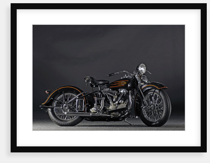 Harley Davidson ELS Knucklelhead 1937 by Simon Clay