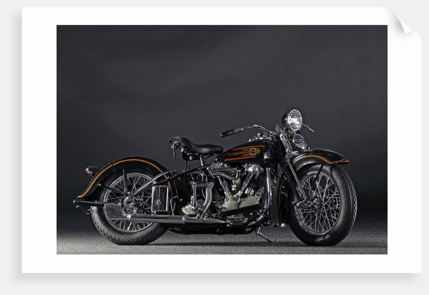 Harley Davidson ELS Knucklelhead 1937 by Simon Clay