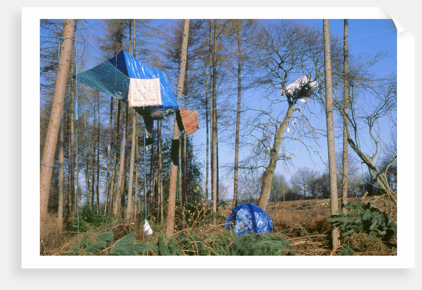 Newbury ByPass constuction protestors by Unknown