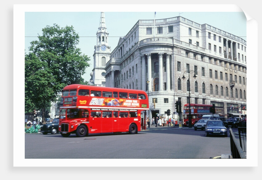 London street scene 1999 outside South African embassy by Unknown