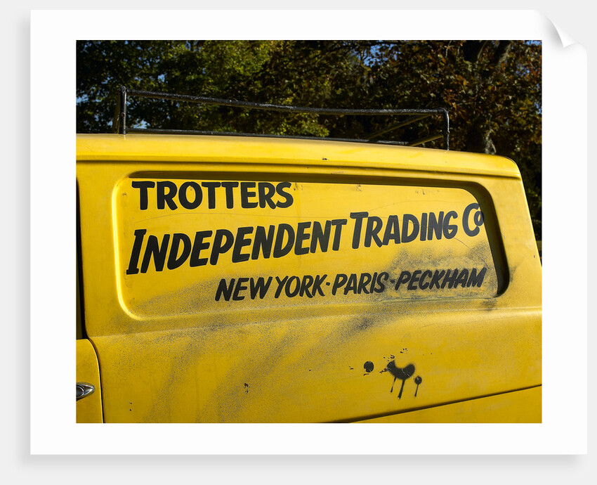 Trotter's Reliant Van from 'Only Fools and Horses' tv programme by Unknown