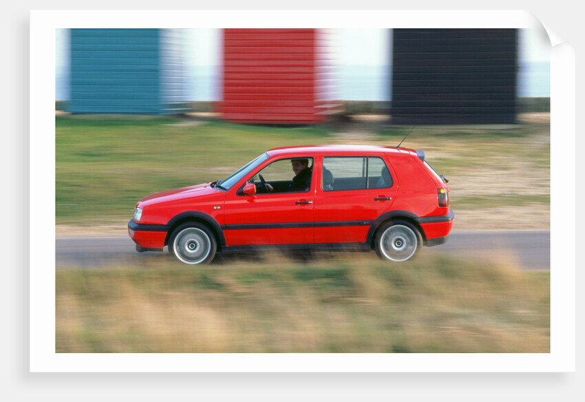 Man driving 1996 Vokswagen Golf Gti by Unknown