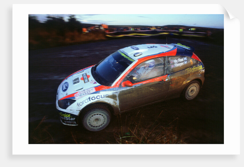Colin McRae in Ford Focus RS WRC, Network Q rally2002 by Unknown