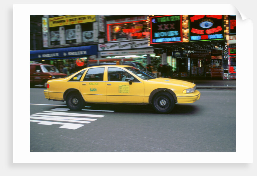 New York City taxi cab 1995 by Unknown