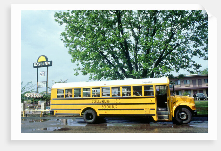 American School Bus,Texas by Unknown
