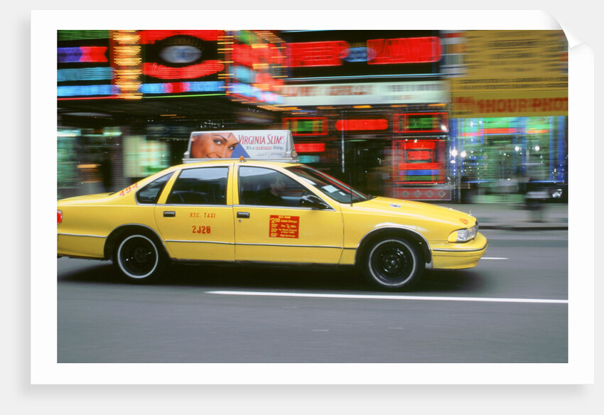 New York Yellow Taxi cab, 1995 by Unknown