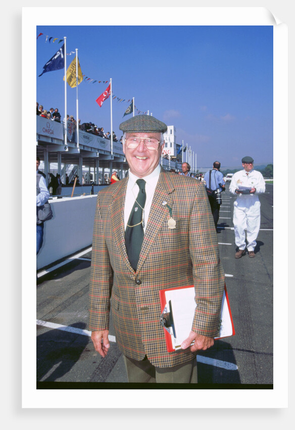 Commentator Murray Walker at 1998 Goodwood revival by Unknown