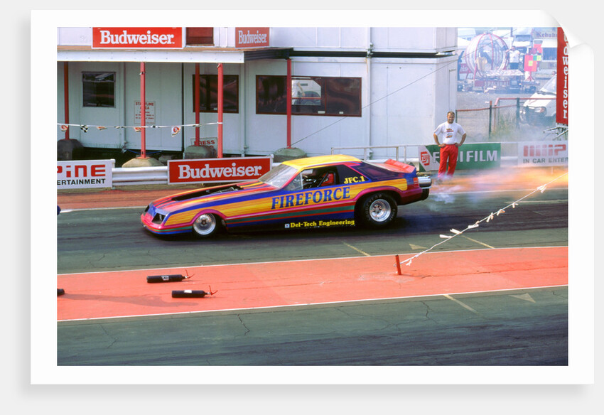 1994 Dragster racing at Santa Pod by Unknown