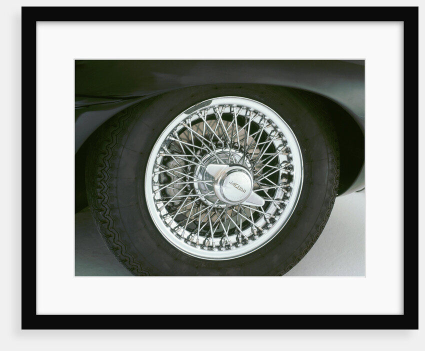 1964 Jaguar  E type 3.8 chrome wire wheel by Unknown