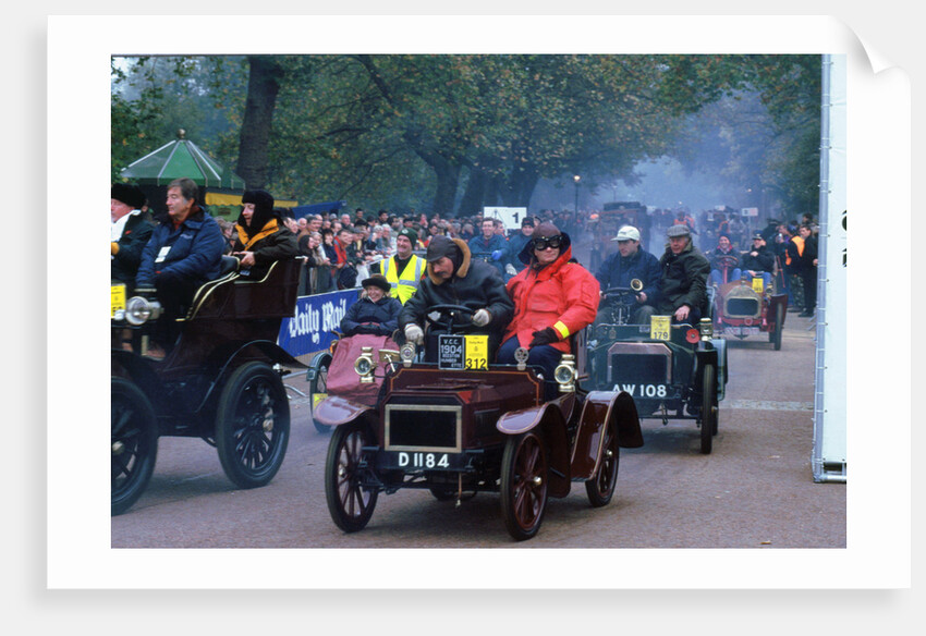 London to Brighton run start, 1904 Humberette by Unknown