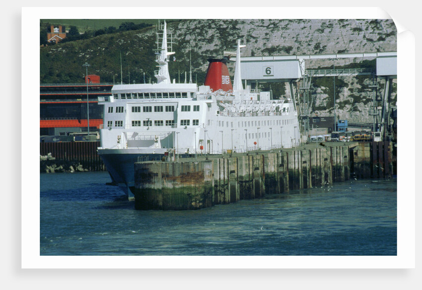 Car ferry At Dover by Unknown