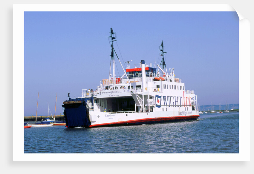 Lymington Car Ferry bound for Yarmouth, Isle of Wight, 2000 by Unknown