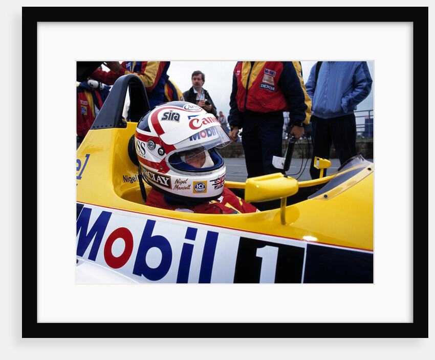 Nigel Mansell. by Unknown