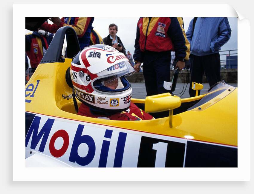 Nigel Mansell. by Unknown