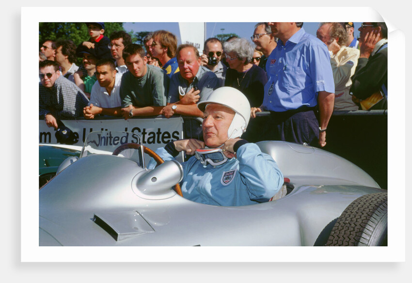 Stirling Moss prepares for the off. Goodwood festival of speed by Unknown