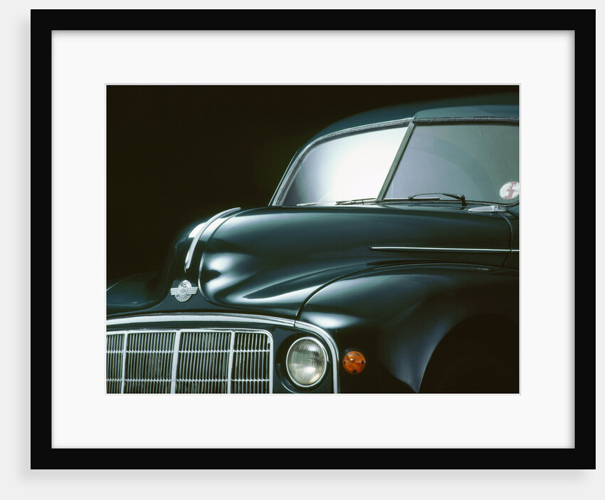 Close up view of 1949 Morris Minor by Unknown