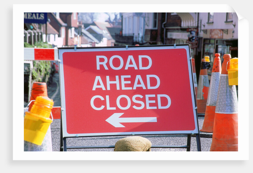 Roadworks 2001,Lyndhurst in Hampshire by Unknown
