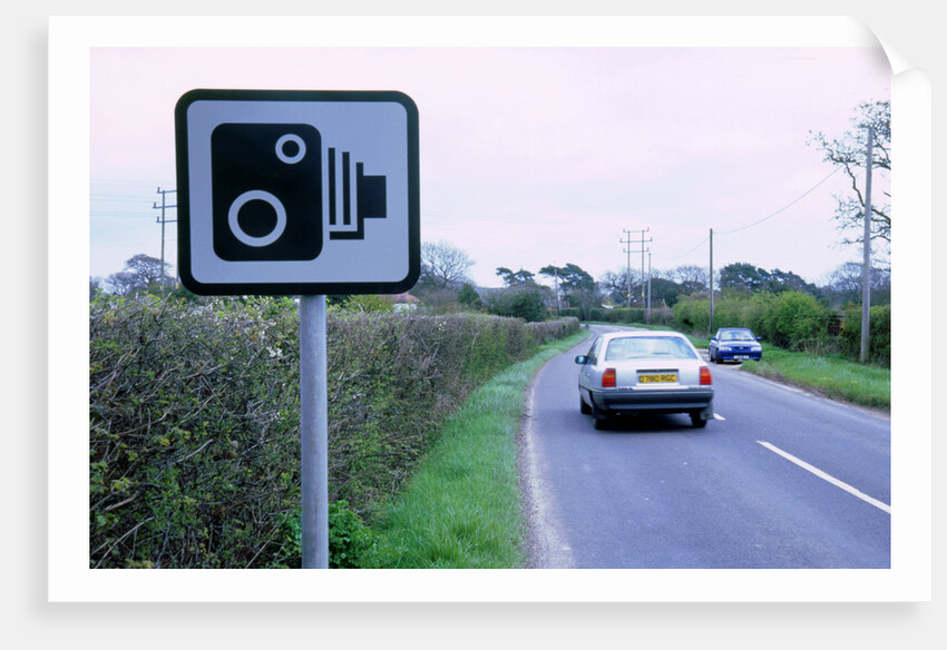 Speed Camera warning sign by Unknown