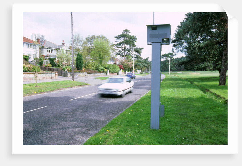 Speed Camera and traffic by Unknown