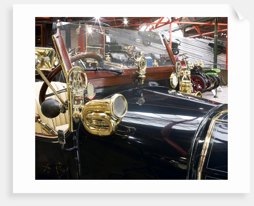 Brass Bulb Horn on 1910 Bugatti type 13 by Unknown