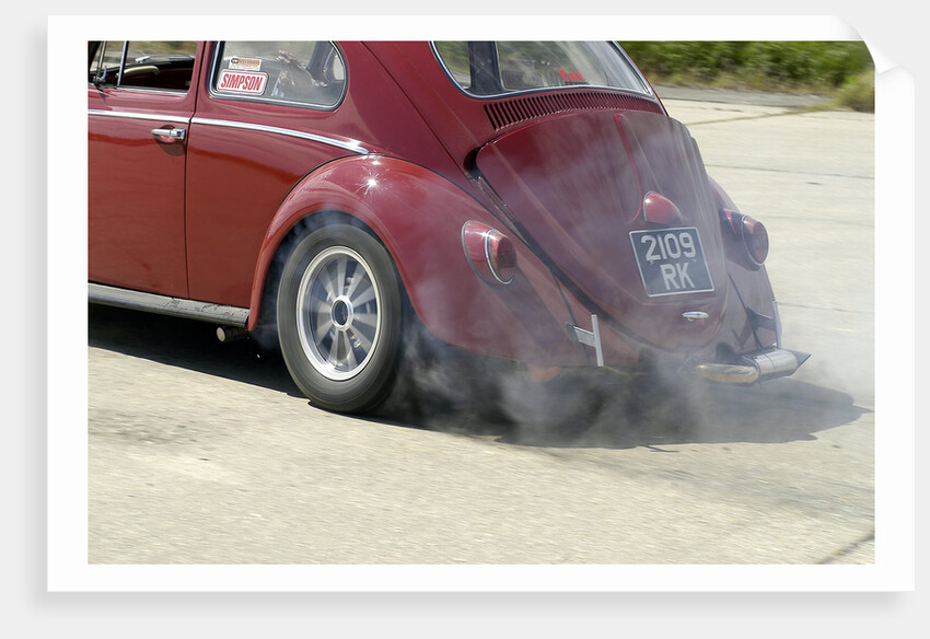 VW Beetle Burning out by Unknown