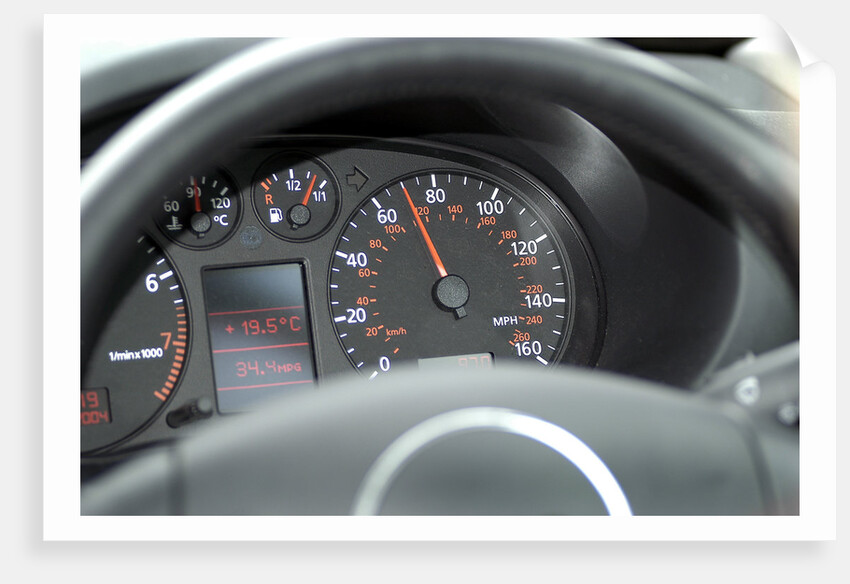 Speedo at 70 mph by Unknown