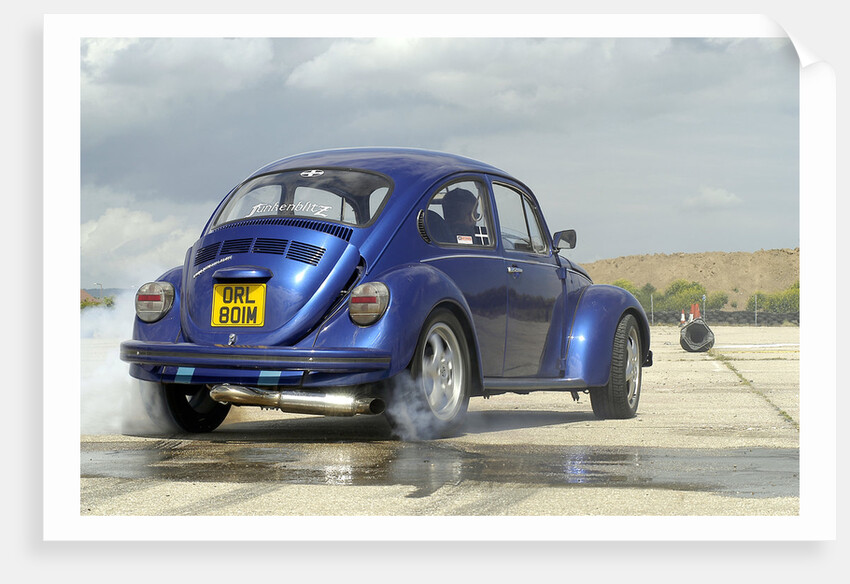 VW Beetle Burning out by Unknown