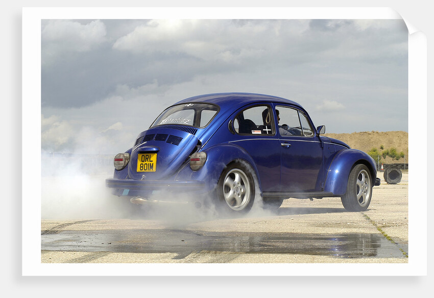 VW Beetle Burning out by Unknown