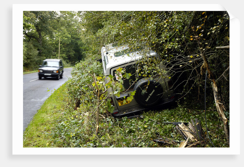 Land Rover Discorery 1990 Accident by Unknown