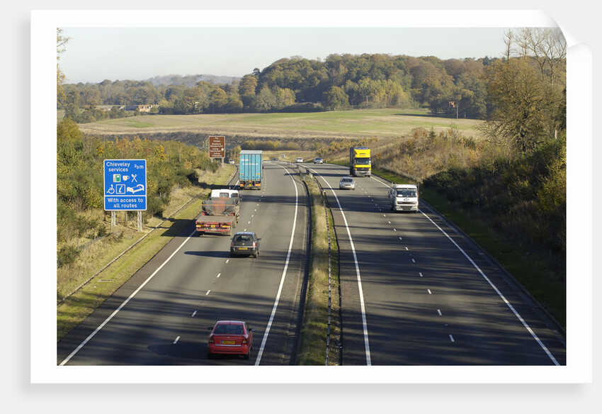 A34 South of Chievely Services 2005 by Unknown