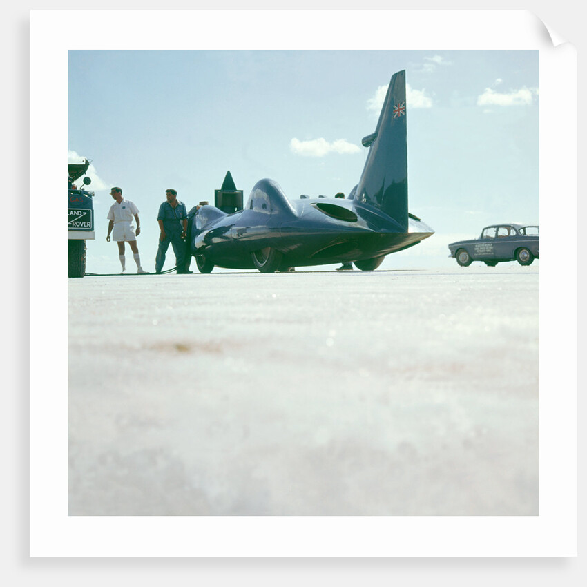1963 Bluebird CN7 at Lake Eyre, Australia by Unknown