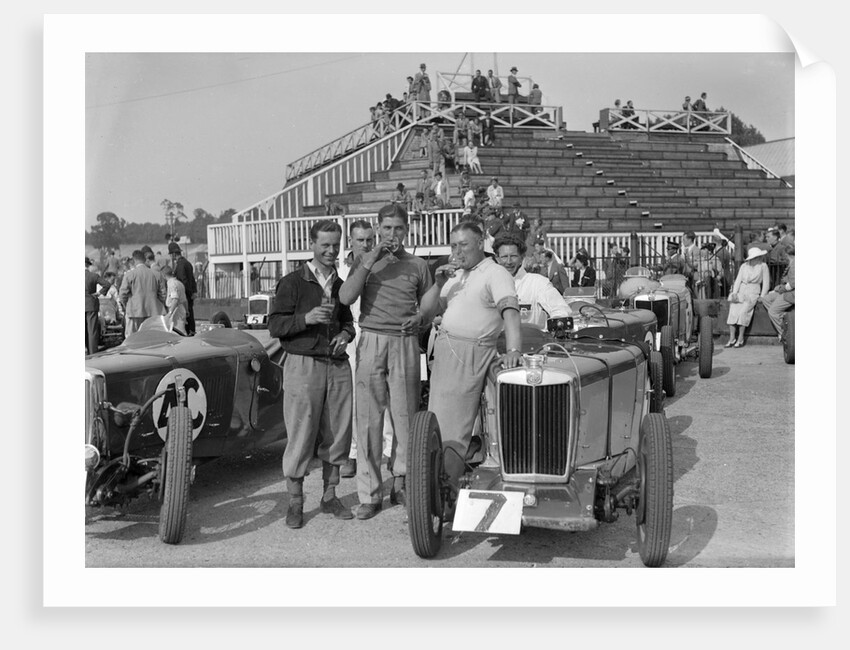 MG TA 1292 cc, Brooklands, 1937 by Bill Brunell