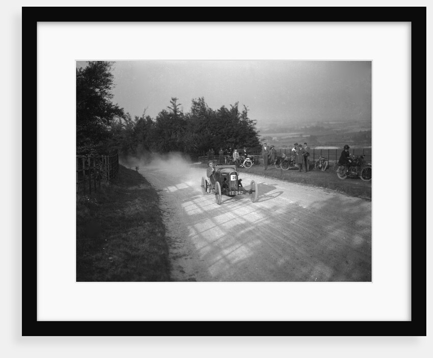 HR Godfrey driving a GN Bluebottle, Inter-Varsity Hillclimb, Tring, Hertfordshire, 5 March 1921 by Bill Brunell