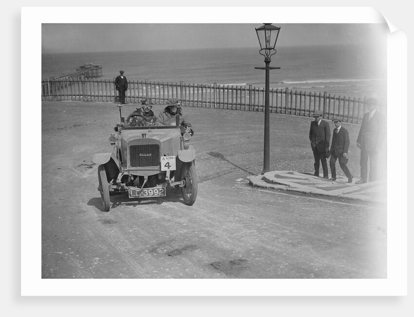 Pilot car at the seaside by Bill Brunell