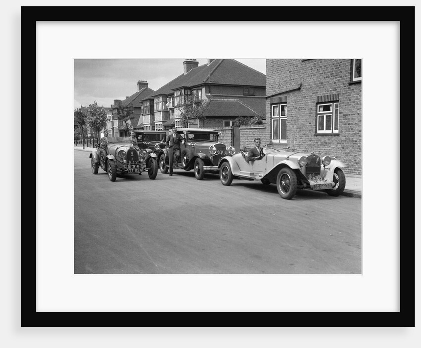 1930 Alfa-Romeo, Chrysler Coupe and Bugatti Type 43 2262cc by Bill Brunell
