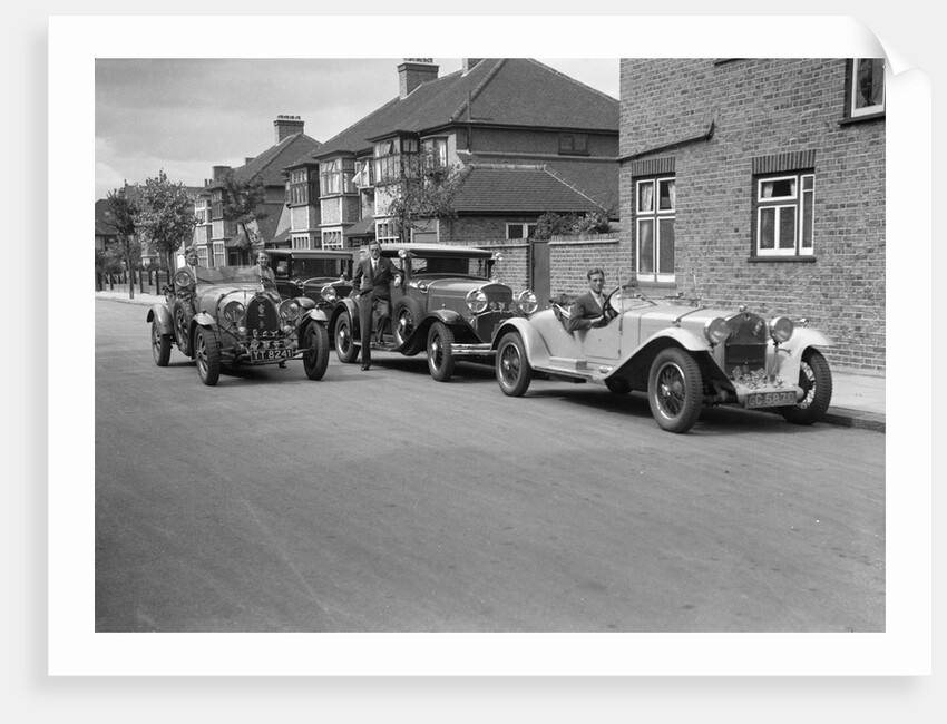 1930 Alfa-Romeo, Chrysler Coupe and Bugatti Type 43 2262cc by Bill Brunell