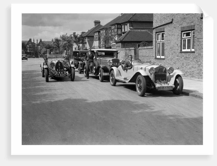1930 Alfa-Romeo, Chrysler Coupe and Bugatti Type 43 2262cc by Bill Brunell
