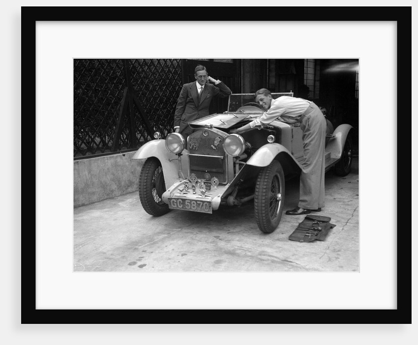 1930 Alfa-Romeo driven by Kenneth Evans by Bill Brunell