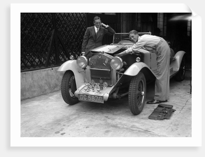 1930 Alfa-Romeo driven by Kenneth Evans by Bill Brunell