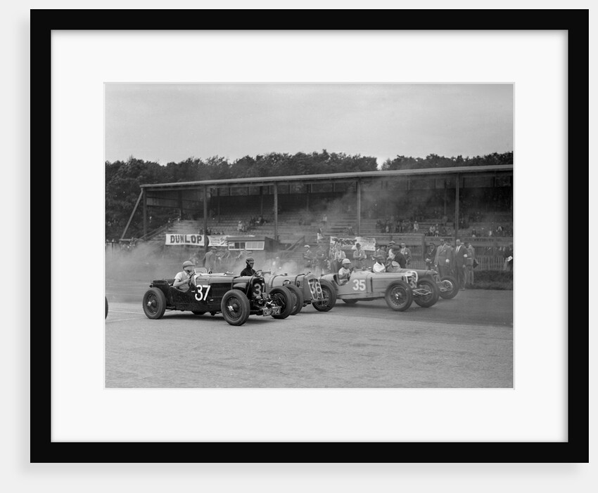 Race meeting at Donington Park, Leicestershire, 1936 by Bill Brunell