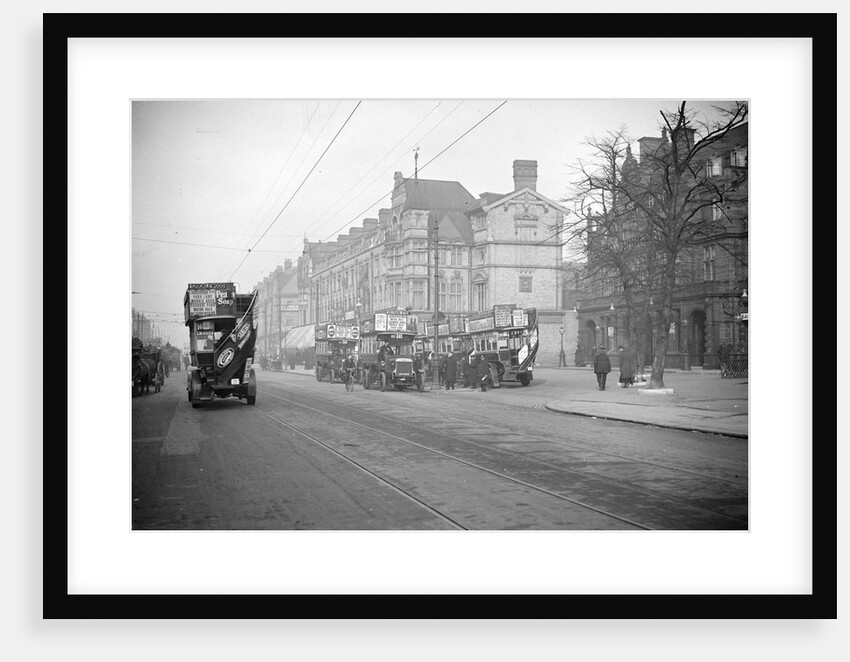 AEC B-type and Daimler MET buses, London by Bill Brunell