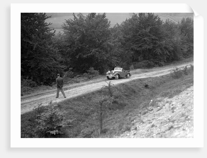 1936 Talbot 10 1185 cc competing in a Talbot CC trial by Bill Brunell