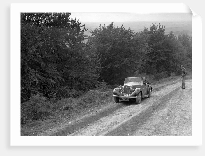 1936 Talbot 10 1185 cc competing in a Talbot CC trial by Bill Brunell