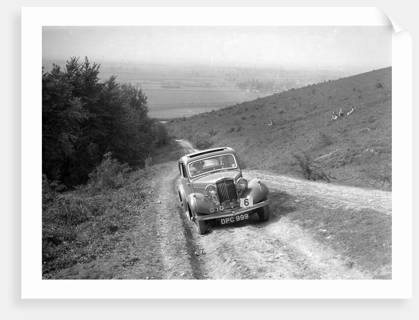 1935 Talbot 10 1185 cc competing in a Talbot CC trial by Bill Brunell